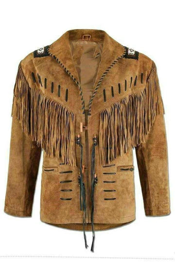 Men's western leather sales jackets