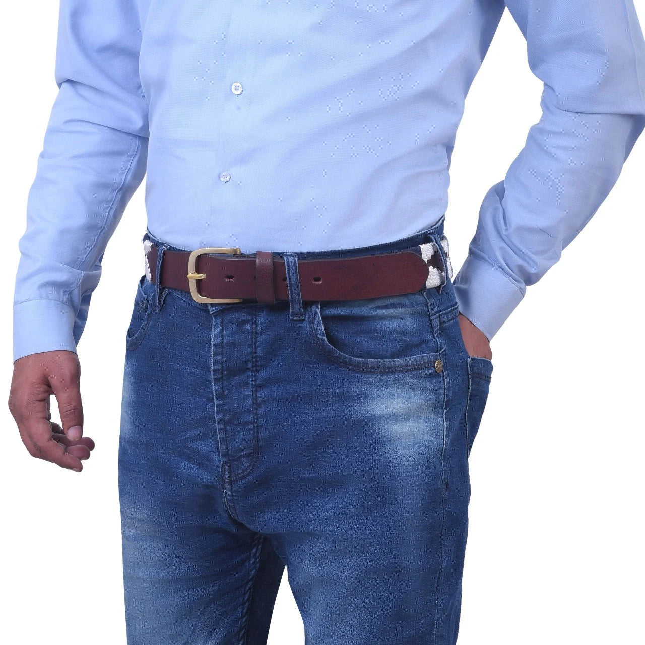 Handcrafted Leather Gaucho Argentinian Polo Belt Mens