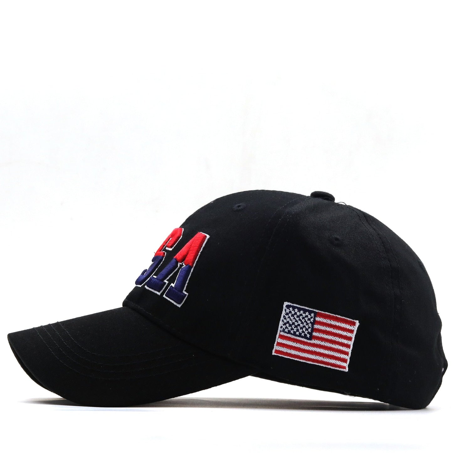 Black American Flag Hat 3d Embroidered Baseball Cap