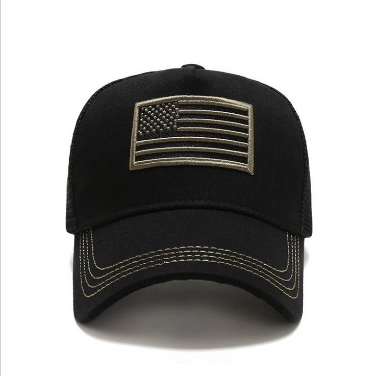 Adjustable Mesh Driving Black Baseball Caps for Men and Women New Arrival