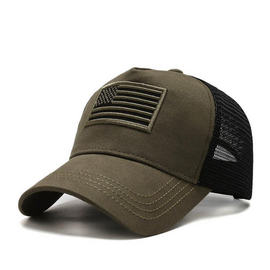 Adjustable Mesh Driving Cap Brown Sports Caps