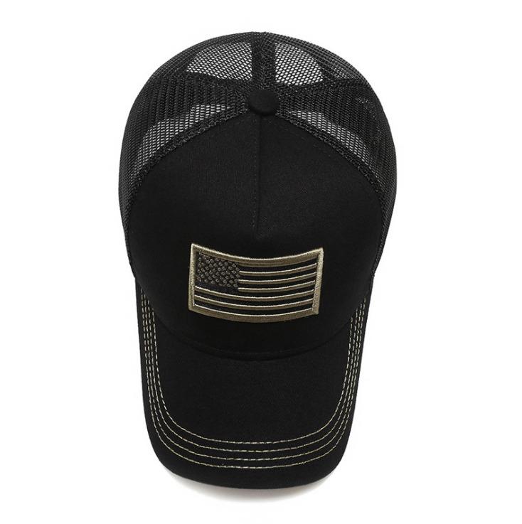 Adjustable Mesh Driving Black Baseball Caps for Men and Women New Arrival