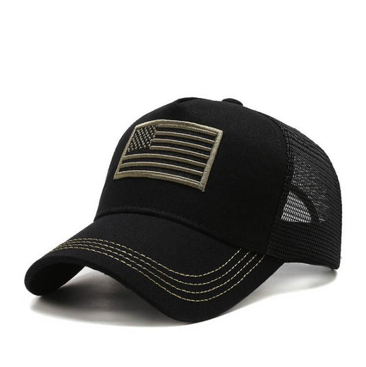 Adjustable Mesh Driving Black Baseball Caps for Men and Women New Arrival