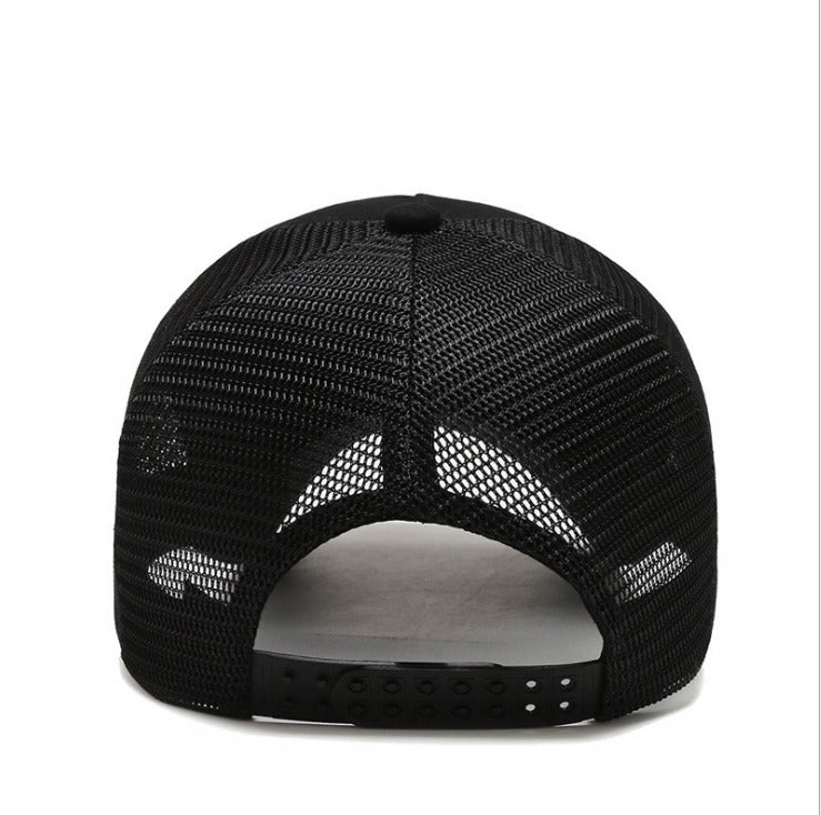 Men's Army Green Tactical Mesh Cap American Flag Hat