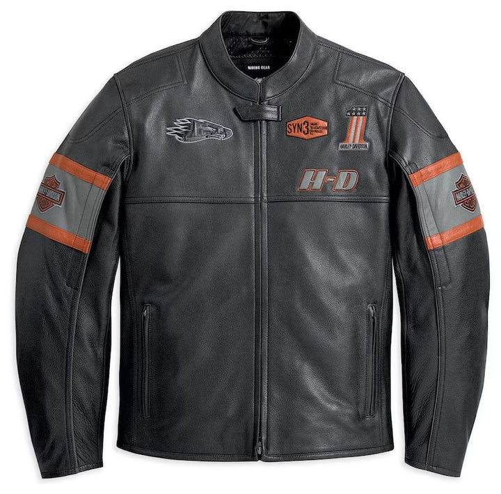 Harley Davidson Men's Regulator Perforated Leather Jacket