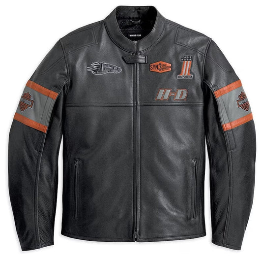 Harley Davidson Men's Regulator Perforated Leather Jacket