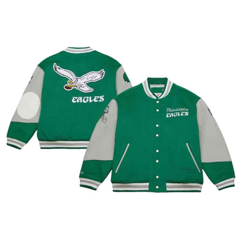 Philadelphia Eagles Kelly Green Princess Diana Eagles Jacket