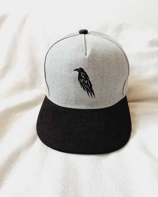 1 of 1 Corvus Embroidered Crow Snapback Cap
