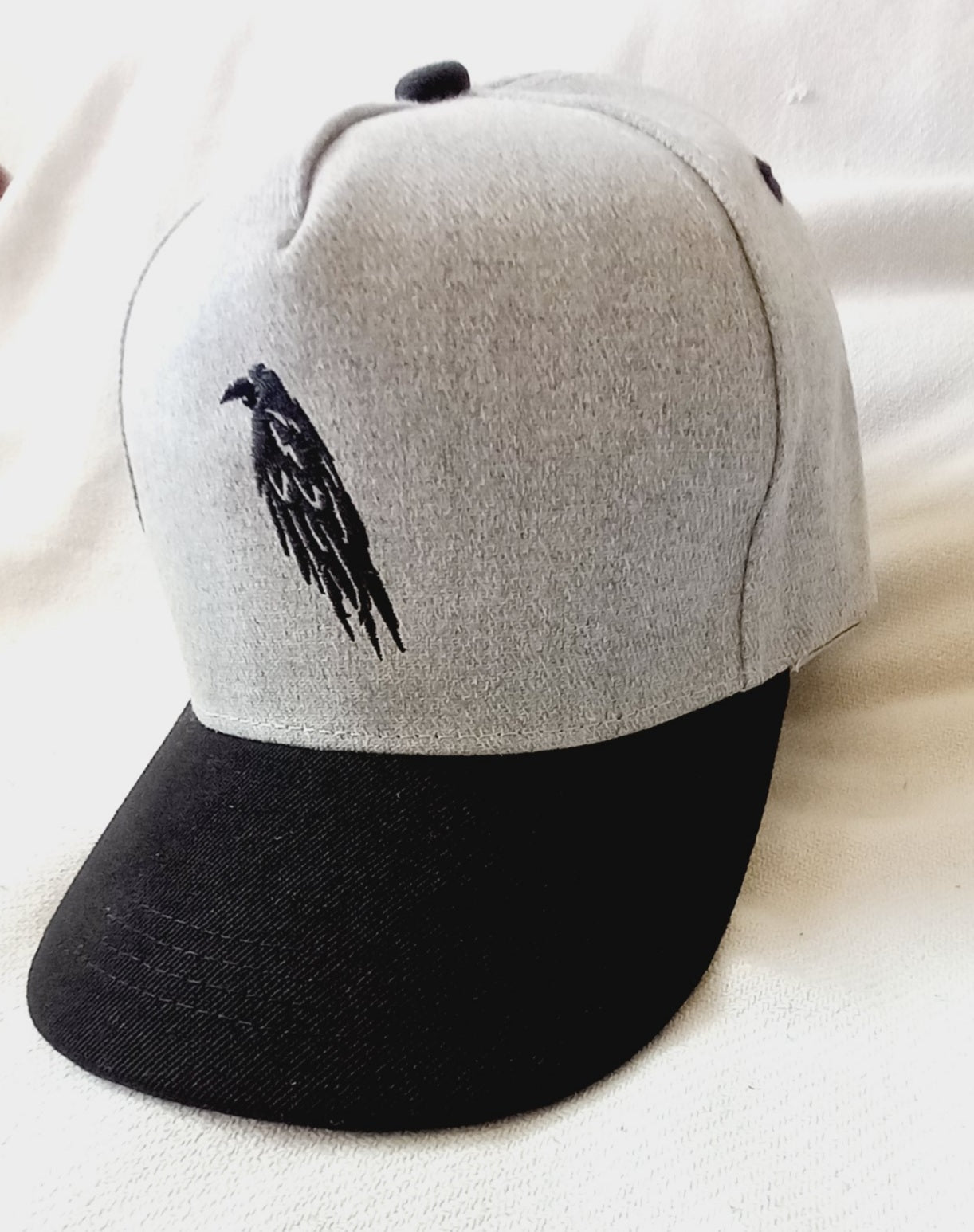 1 of 1 Corvus Embroidered Crow Snapback Cap