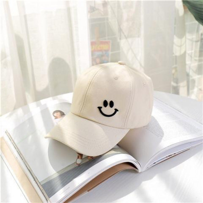 Smiley Face Embroidered Summer Unisex Hat Baseball Cap