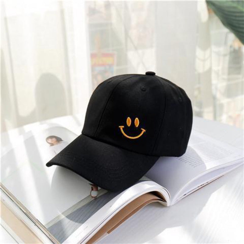 Smiley Face Embroidered Summer Unisex Hat Baseball Cap