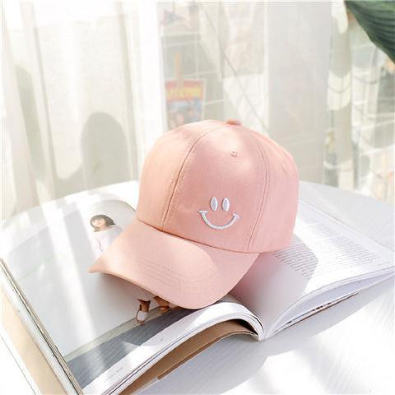 Smiley Face Embroidered Summer Unisex Hat Baseball Cap