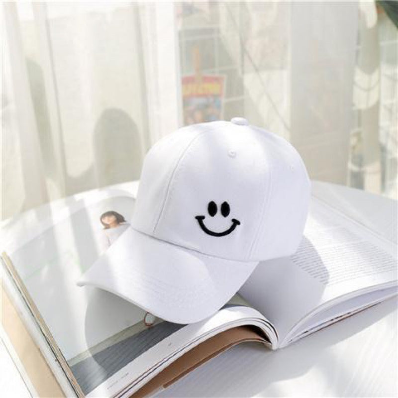 Smiley Face Embroidered Summer Unisex Hat Baseball Cap