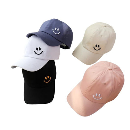 Smiley Face Embroidered Summer Unisex Hat Baseball Cap