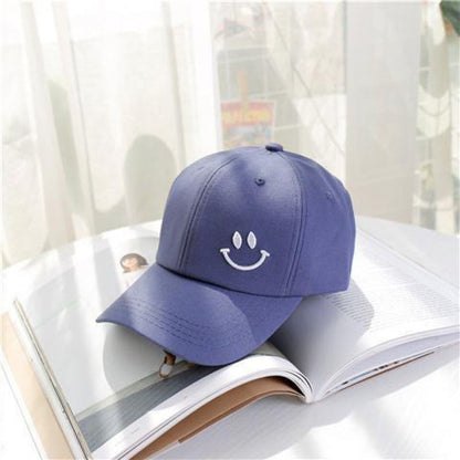 Smiley Face Embroidered Summer Unisex Hat Baseball Cap