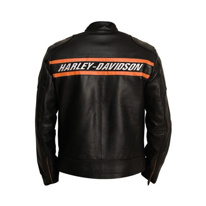 Men's Harley-Davidson Motorcycle Biker Slim Fit Leather Jacket